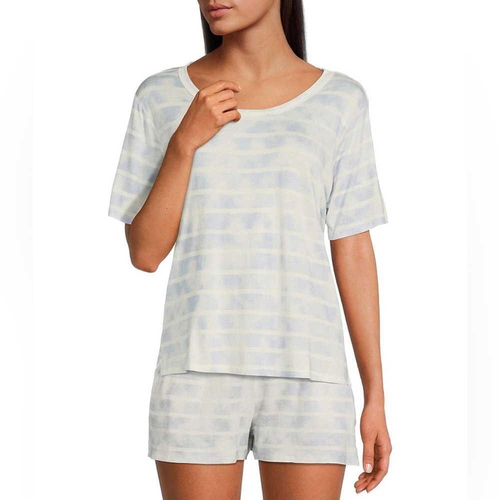 NWT Jasmine + Ginger Sleep Shirt and matching Shorts in Bleached STP. Size XL.